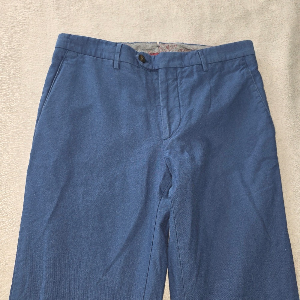 Etro Milano Mens Navy Blue Slim Fit Trousers Chinos Made in Italy Size 46 IT
